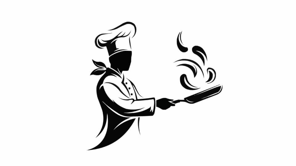 Silhouette Of A Chef